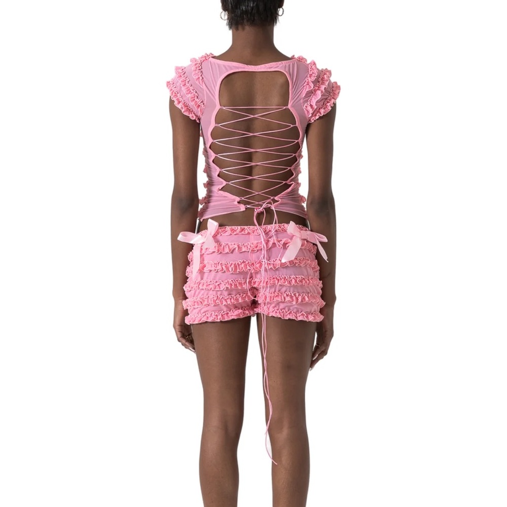 Pink Ruffled Amelia Set Unworn - Picture 4 of 5